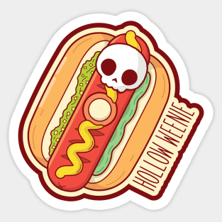 Happy HOLLOW WEENIE Sticker